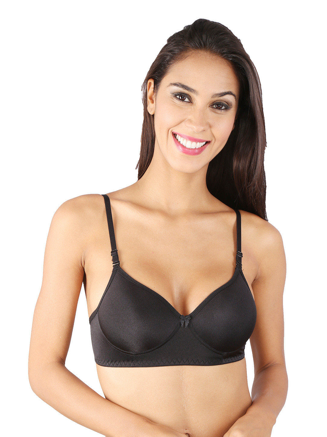 Bralux Black Full-Coverage Bra