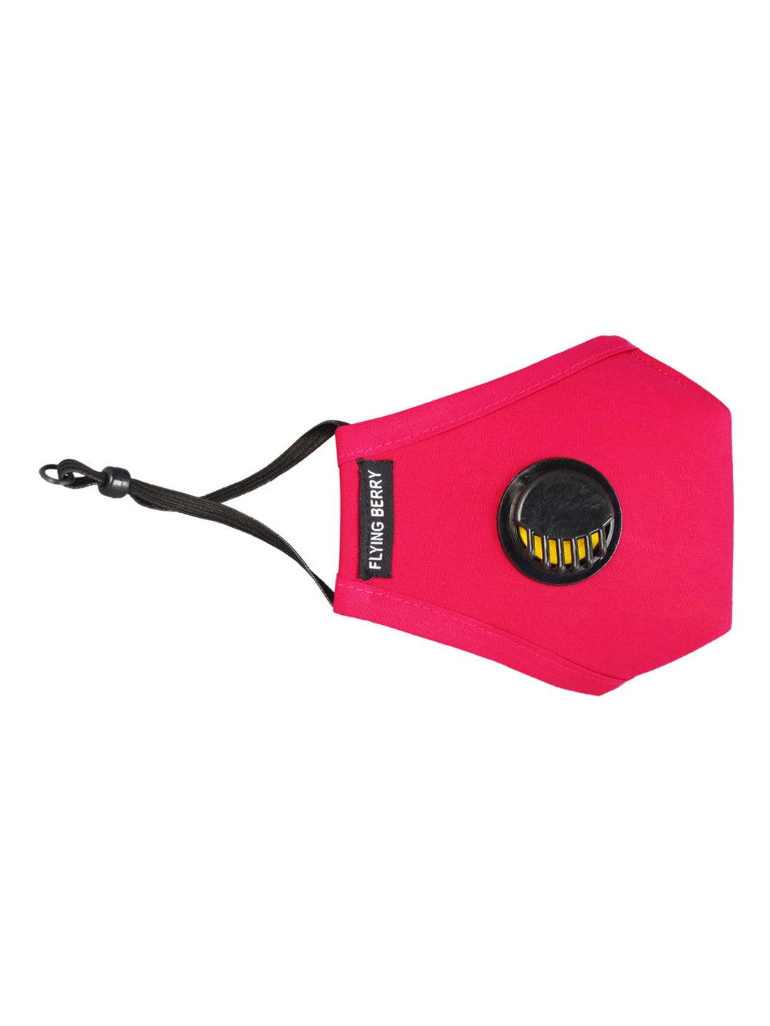 FLYING BERRY Unisex Magenta 5 Ply Reusable Valved Anti-Pollution N99 Mask