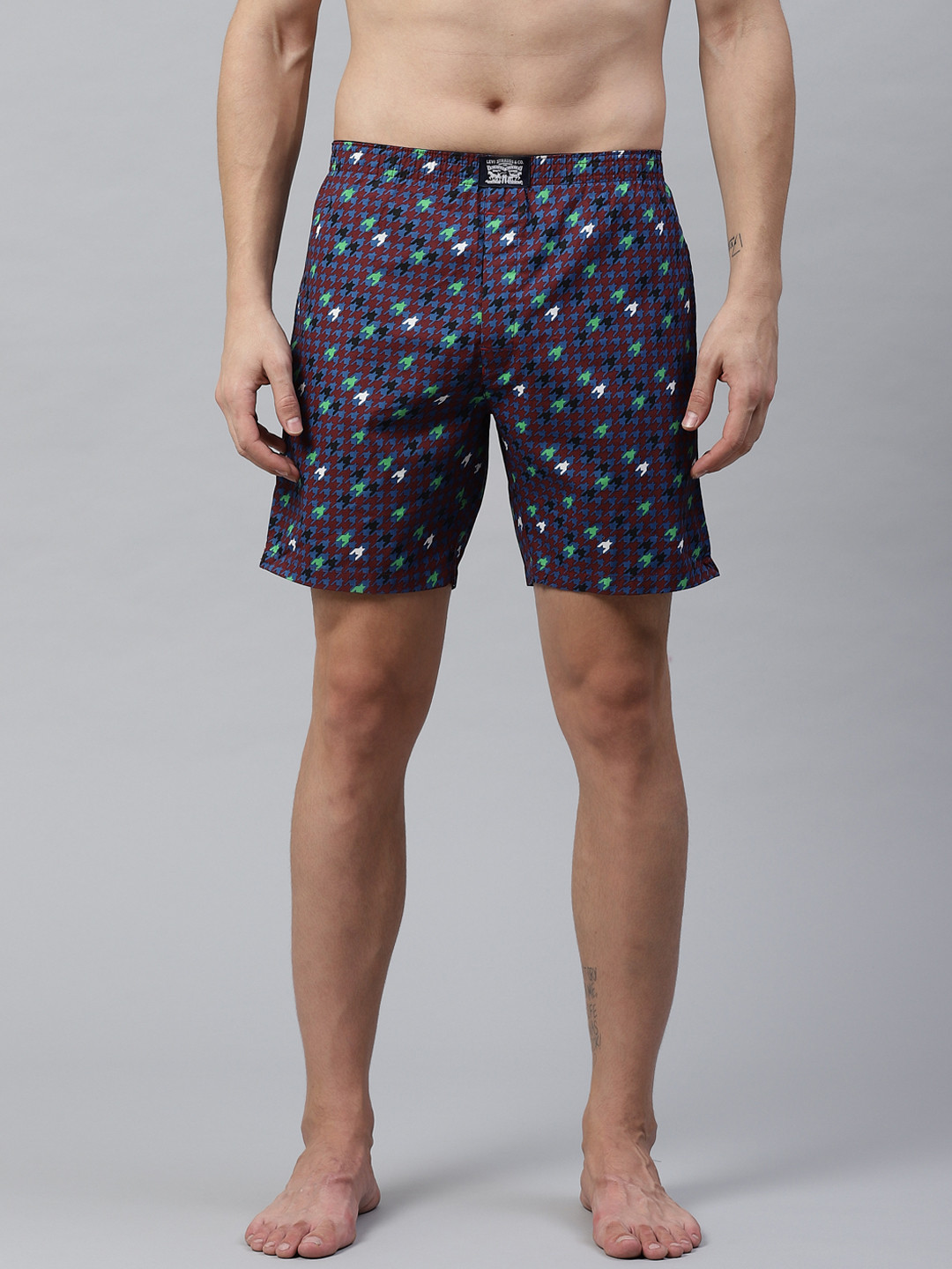Levis Men Assorted Printed  Pure Cotton Boxers #023-BOXER SHORTS