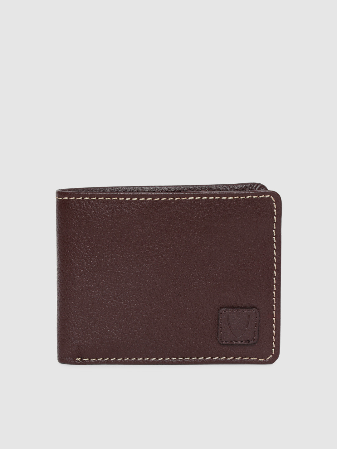 Hidesign Men Brown Solid Two Fold Wallet