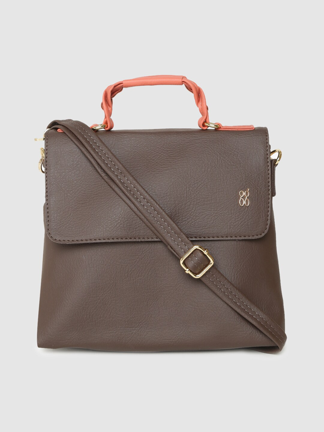 Baggit Women Brown Solid Satchel