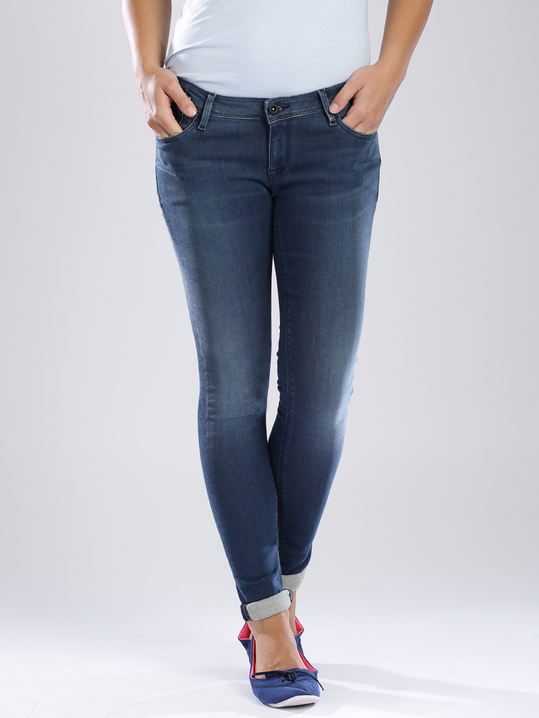 Tommy Hilfiger Navy Natalie Skinny Jeans - Jeans for Women 1207676 Myntra