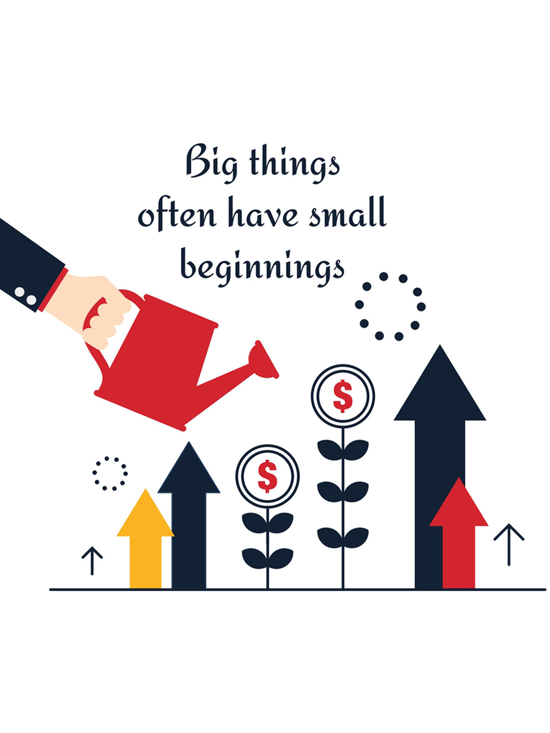 rawpockets Multicolored Business Quotes Wall Stickers