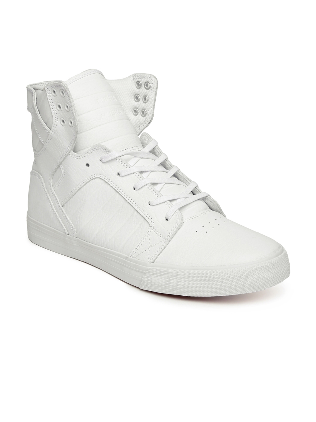 Terugspoelen Luik Vijftig Buy Supra Men White Skytop Leather Casual Shoes - Casual Shoes for Men  1208375 | Myntra