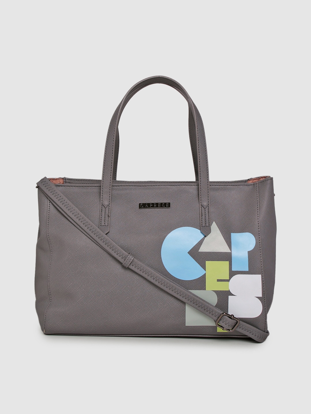 Buy Caprese Grey Printed Handheld Bag Handbags for Women 12089022 Myntra