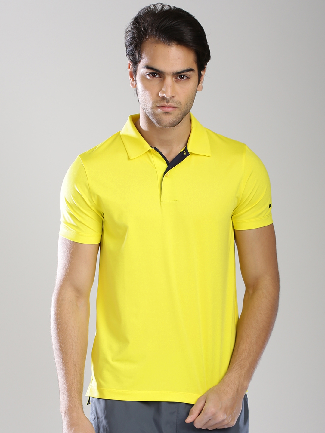 tommy hilfiger yellow polo t shirt