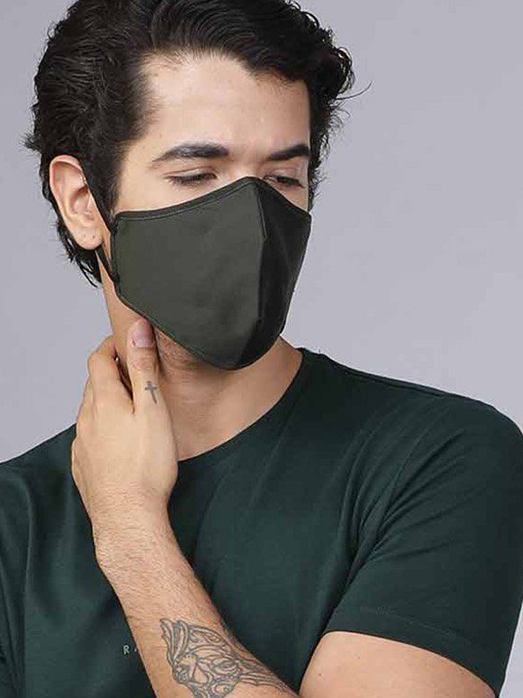 RARE RABBIT Unisex Pack Of 3 3-Ply Reusable Masks