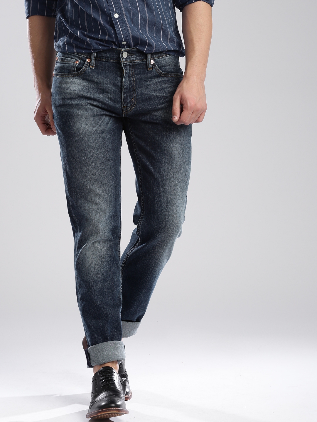 Buy Levi's Blue 511 Slim Fit Jeans - Jeans for Men 1209925 | Myntra