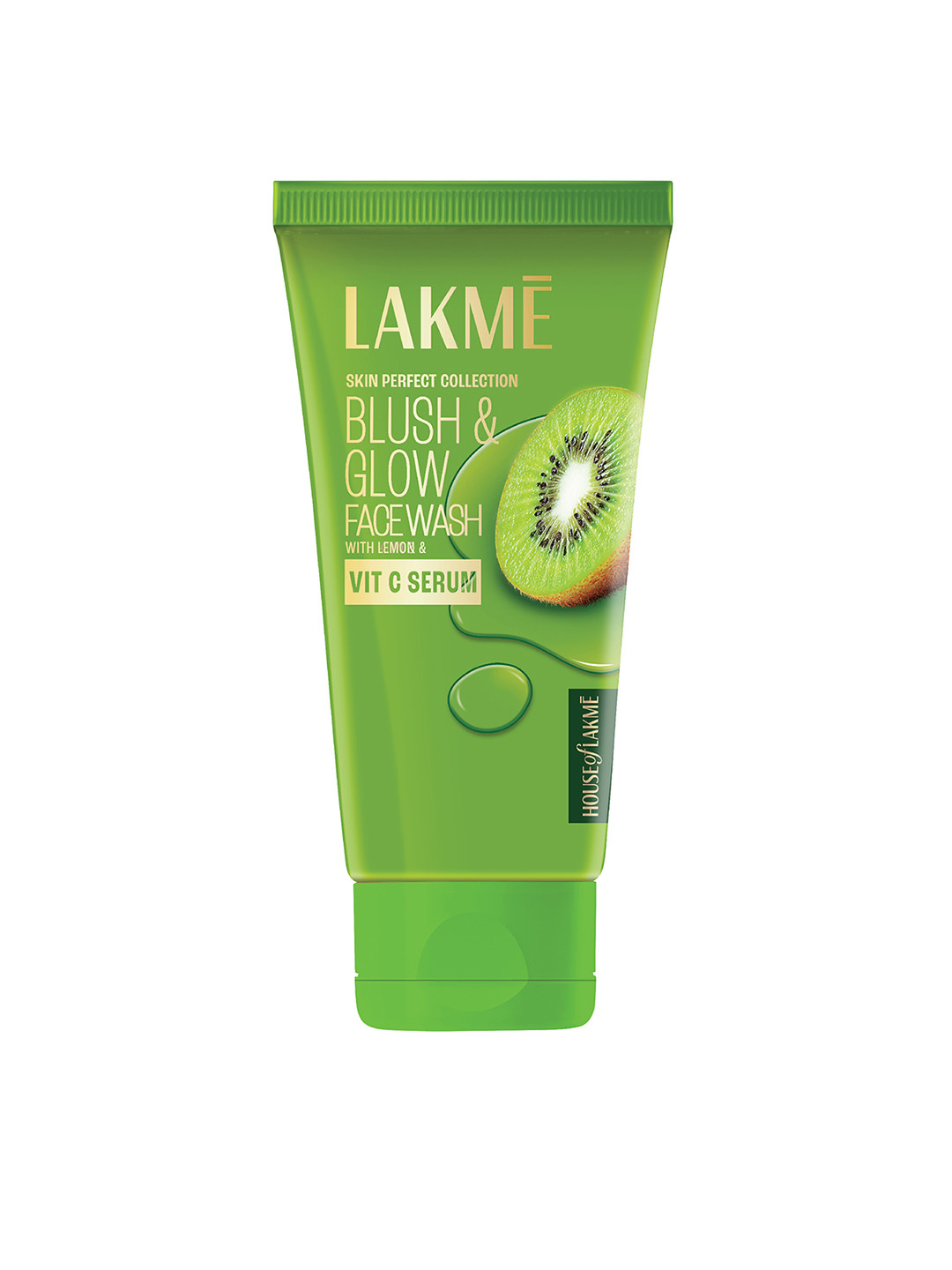 Lakme Blush & Glow Refreshing Kiwi Facewash with Vitamin C Serum - 100g