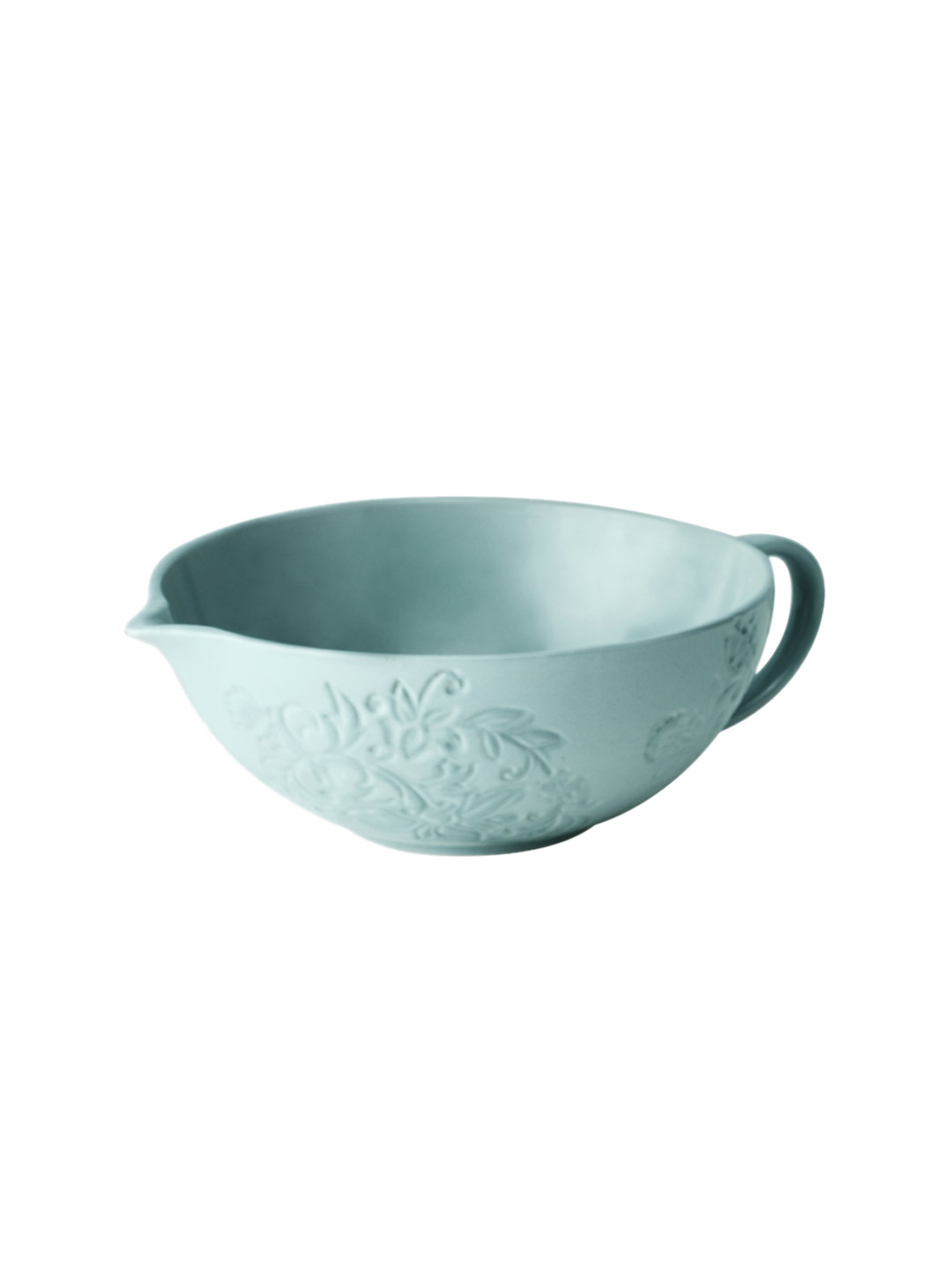 ellementry Blue Textured Ceramic Small Mixing Bowl