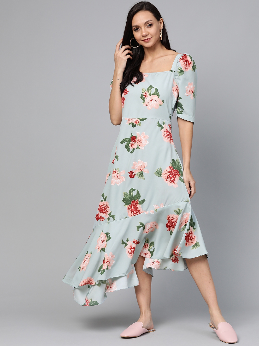 A line hotsell dress myntra