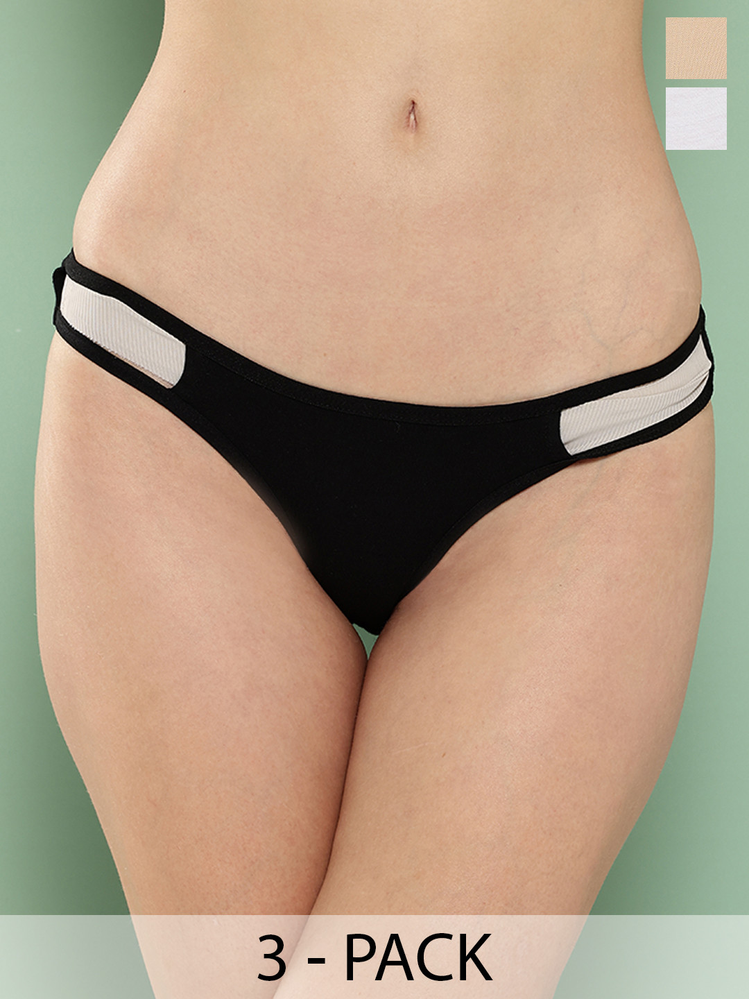 Leading Lady Women Pack Of 3 Bikini Briefs MARY-WSB-3