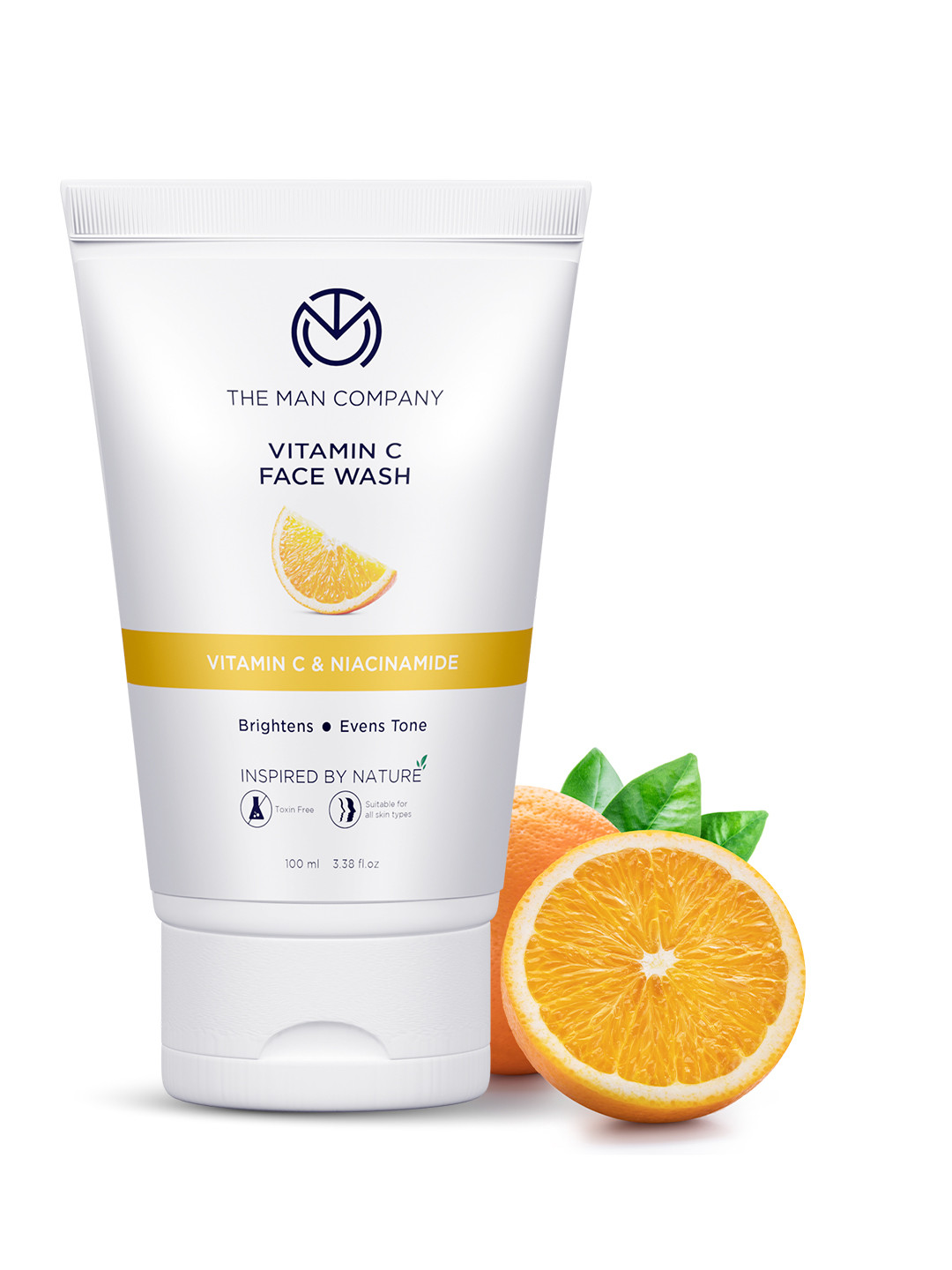 THE MAN COMPANY Vitamin C Face Wash with Turmeric & Moringa forglowing Skin 100 ml