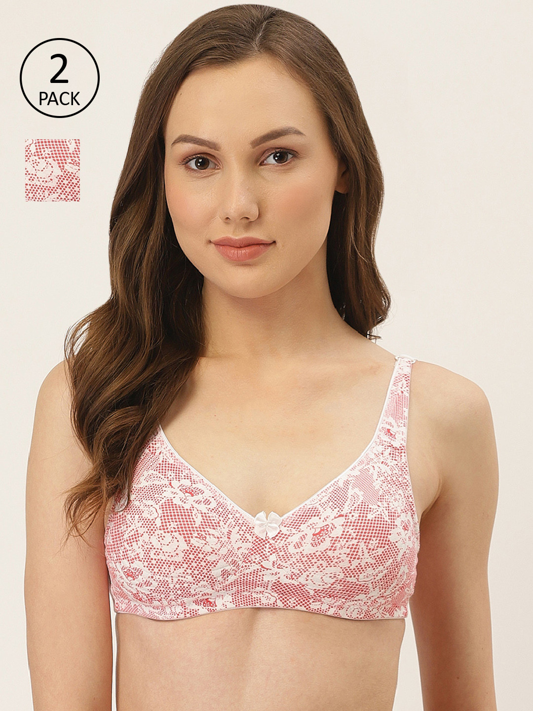 Inner Sense  Antimicrobial  Seamless Side Support Bra(Pack of 2) ISBC057