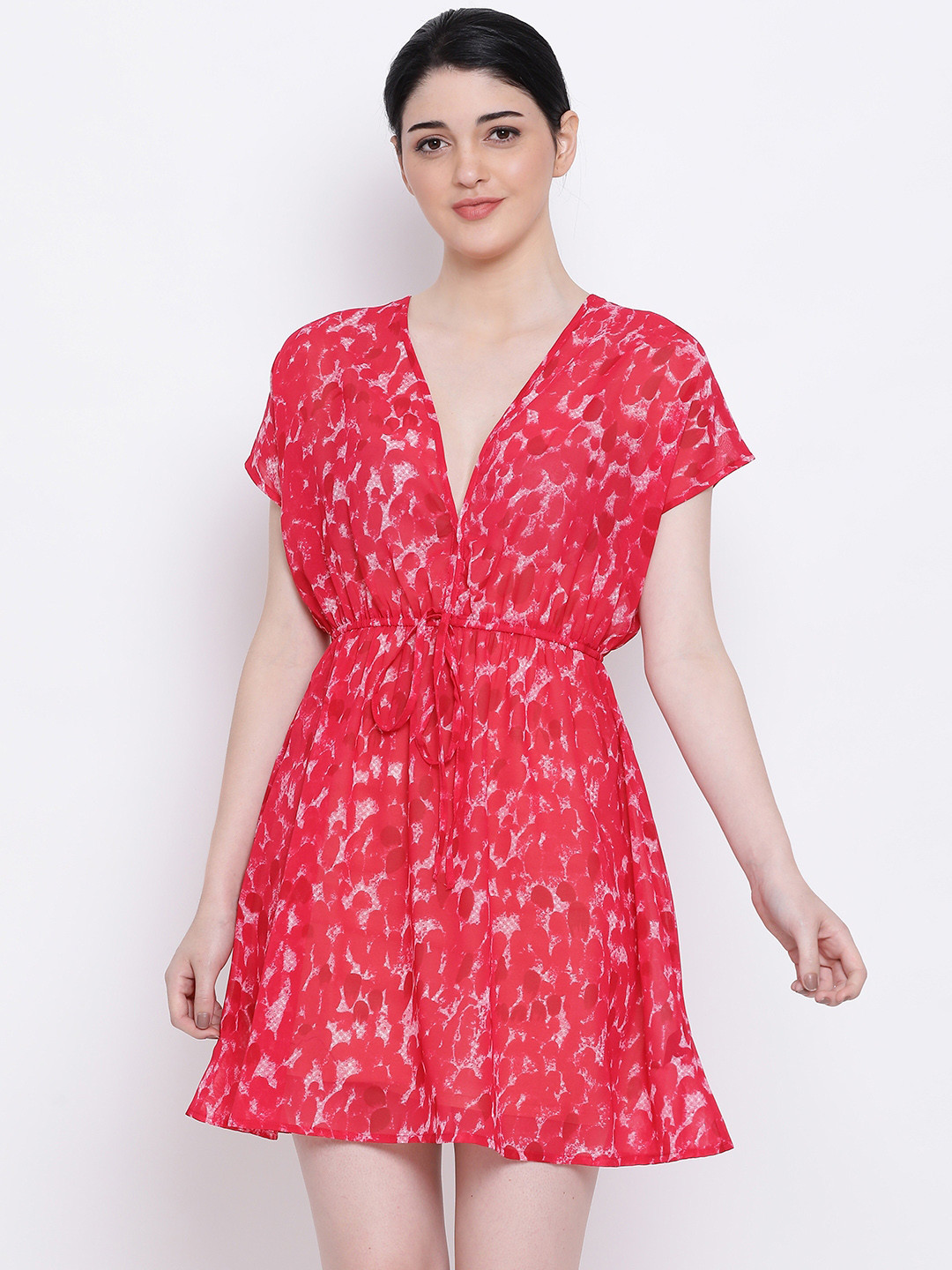 Oxolloxo Pink Graphic Print Nightdress