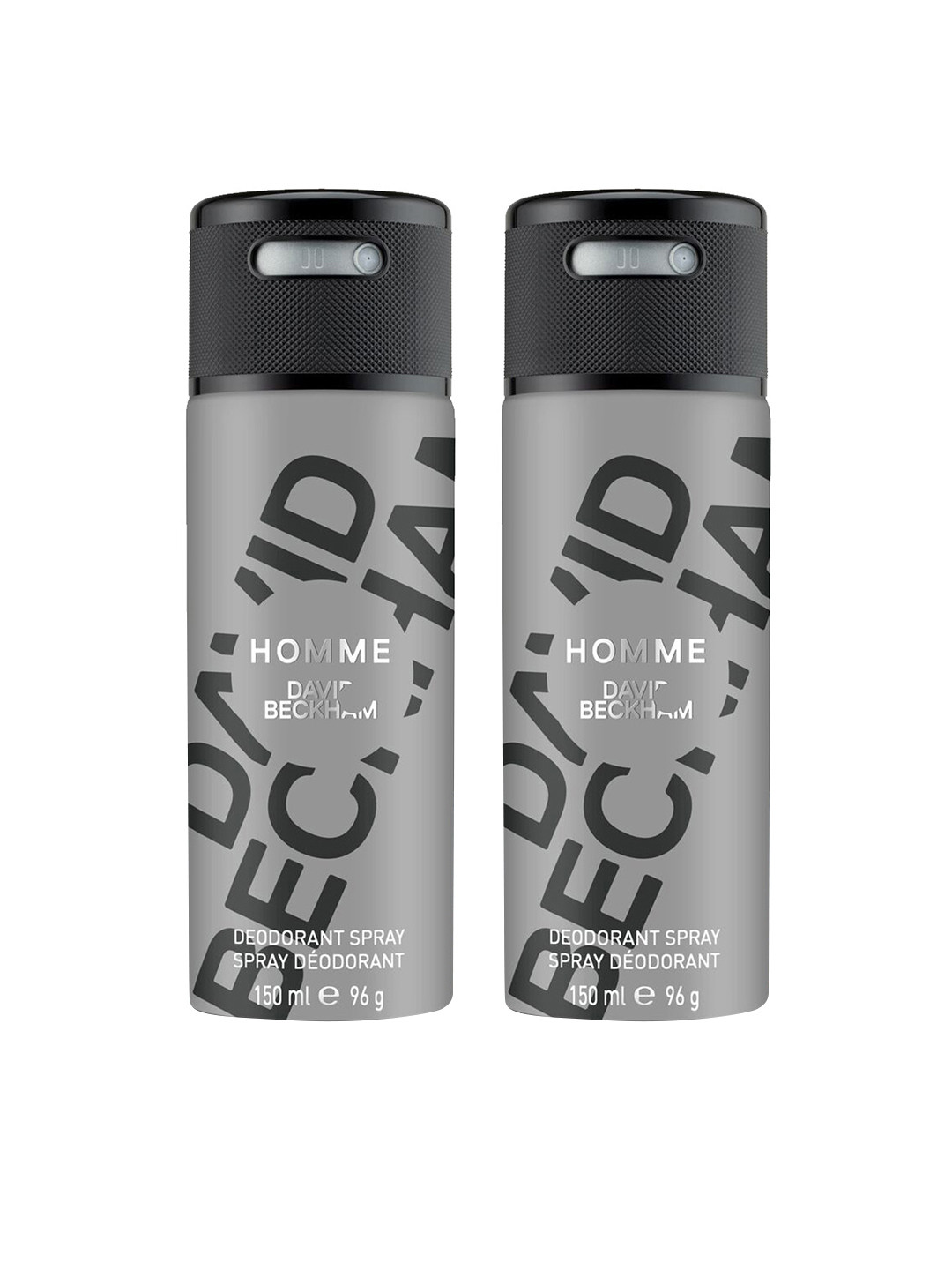DAVID BECKHAM Men Set of 2 Homme Deodorants
