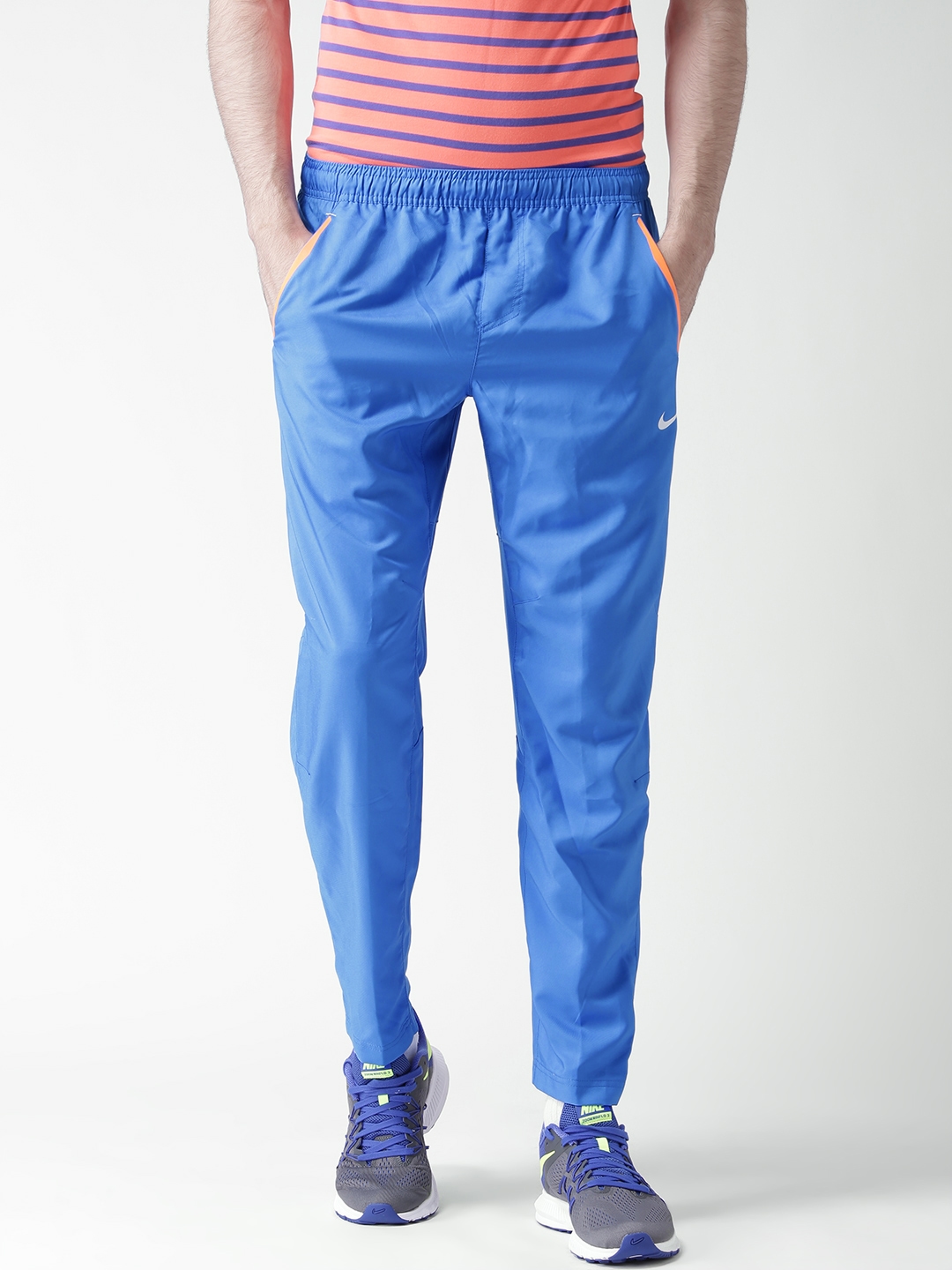 NS Lycra Laser Cut Athletic Slim Fit Track Pants  Sportswear Bottom Wear  for Men 