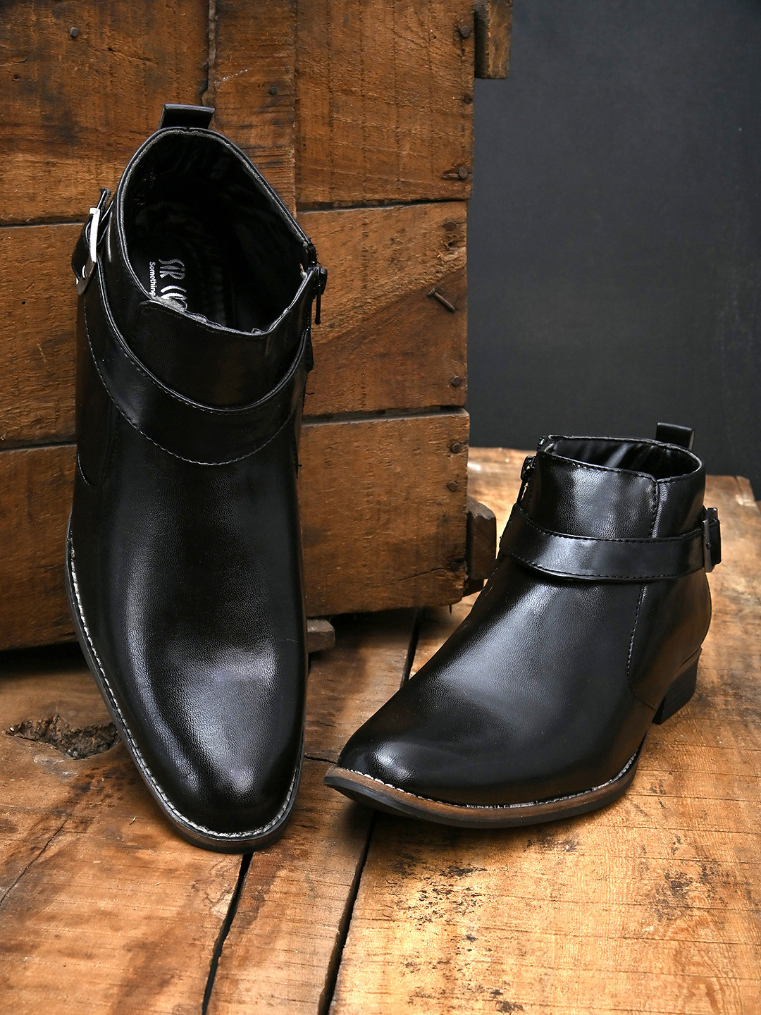 Sir Corbett Men Black Boots
