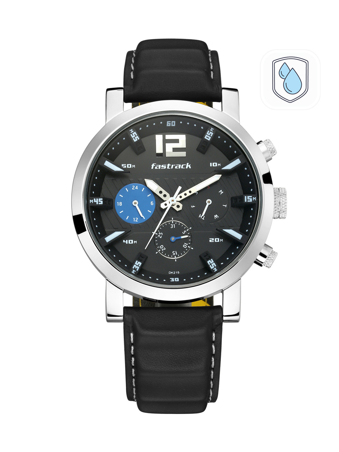 Fastrack Men Black Analogue Watch 3227SL01