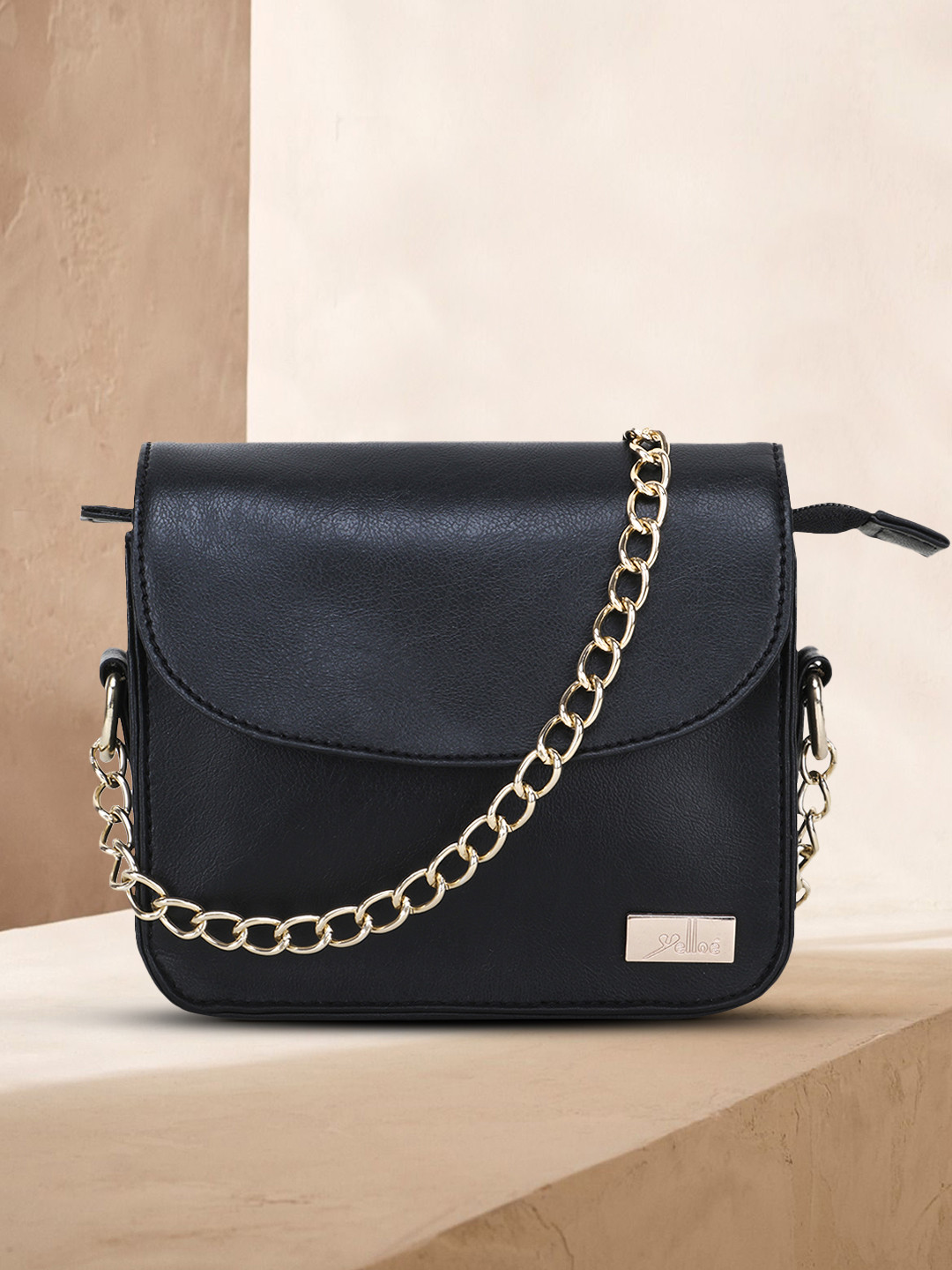 yelloe Structured Sling Bag