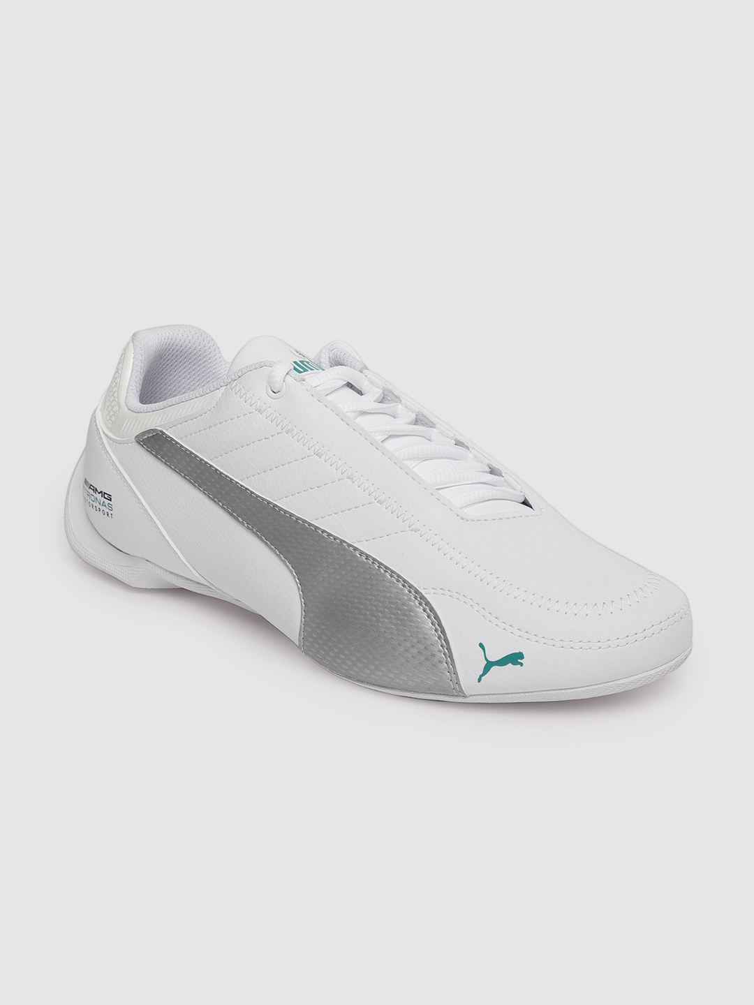 PUMA Motorsport Men White Grey MAPM Future Kart Cat Sneakers