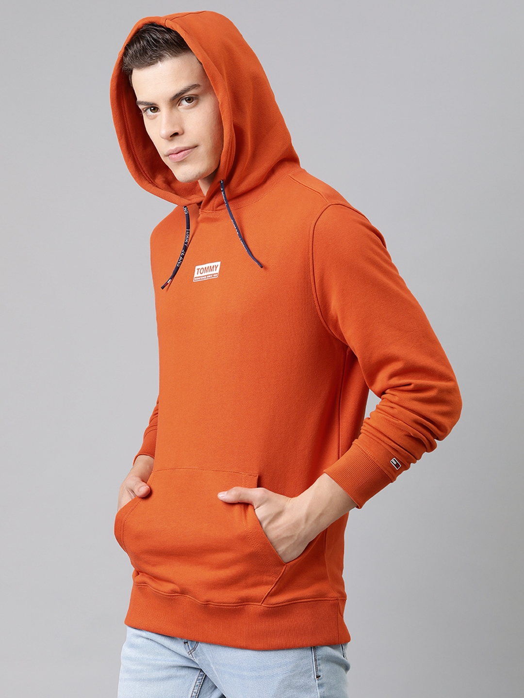 Orange cheap tommy hoodie