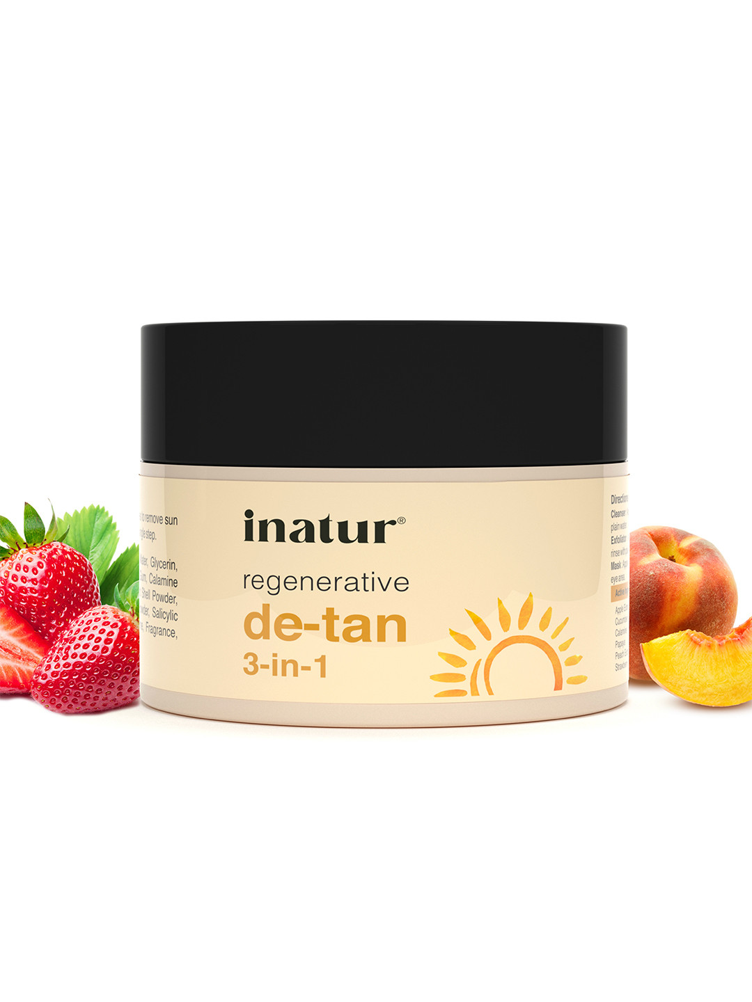 Inatur DeTan 3 in 1 Cleanser Exfoliator Mask 200 g