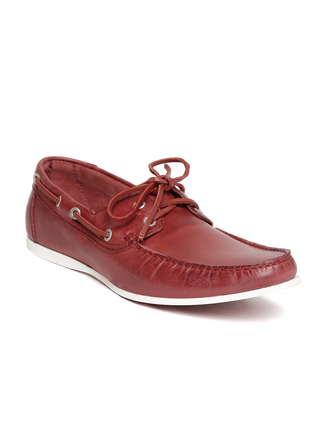 Buy Kenneth Cole Reaction Men Red Leather Casual Shoes - Casual Shoes for  Men 1231173 | Myntra