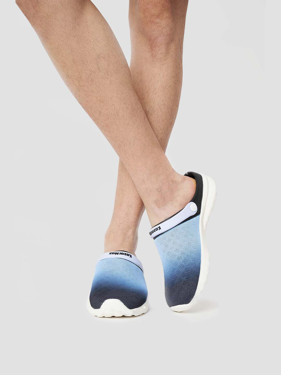 KazarMax Men Navy Blue Clogs Sandals