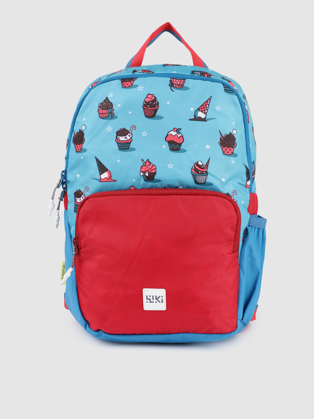 Wildcraft Unisex Blue & Red Champ 1 Cupcake Backpack