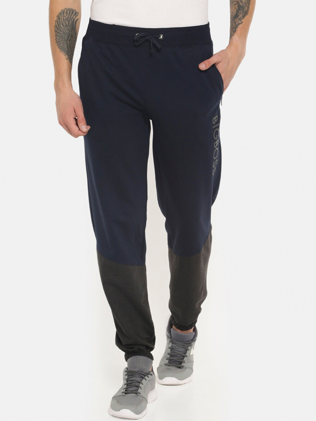 Dollar  Men Colorblocked Jogger with Zipper Pocket