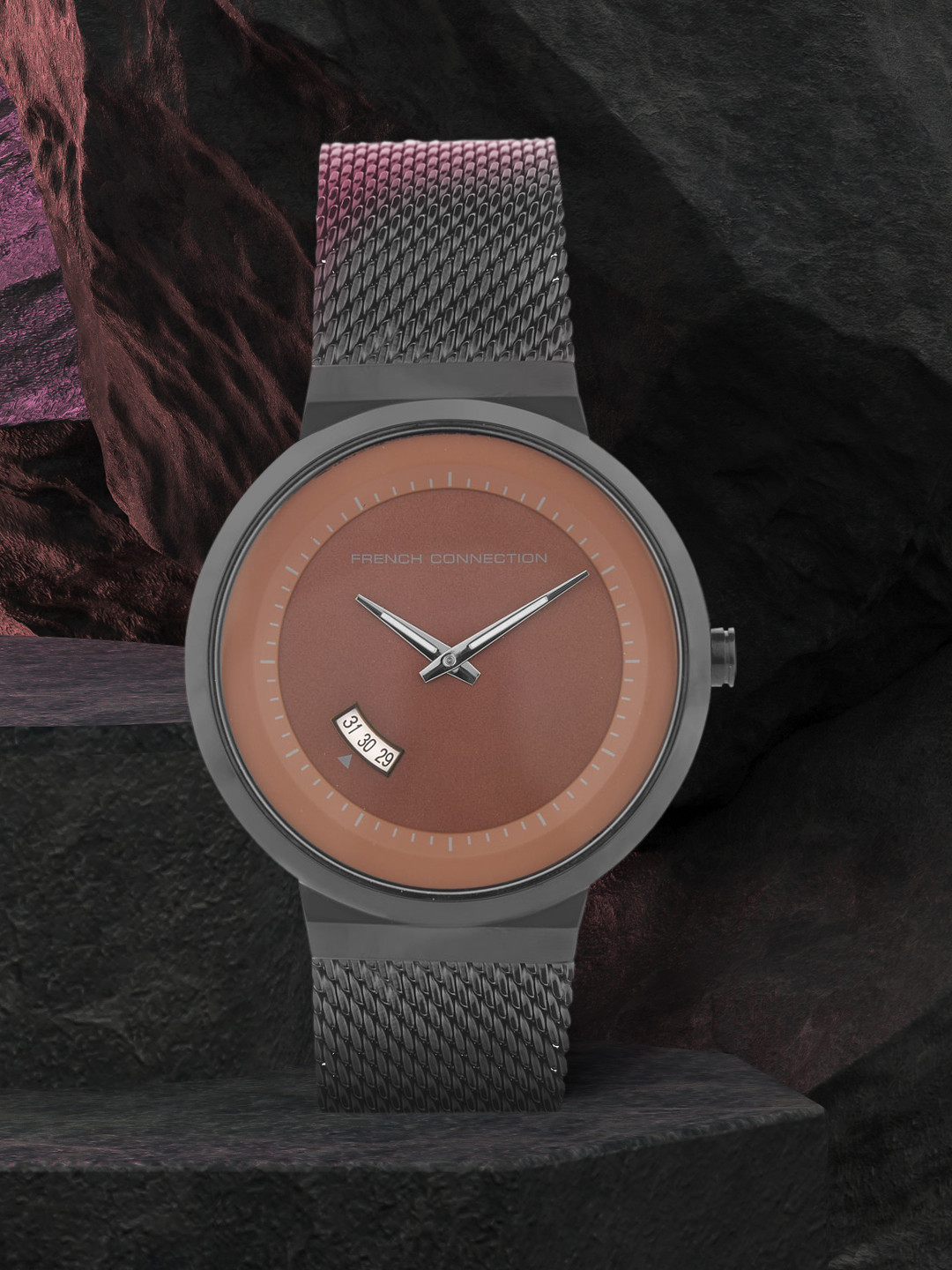 French Connection Men Brown Analogue Watch FC160BM