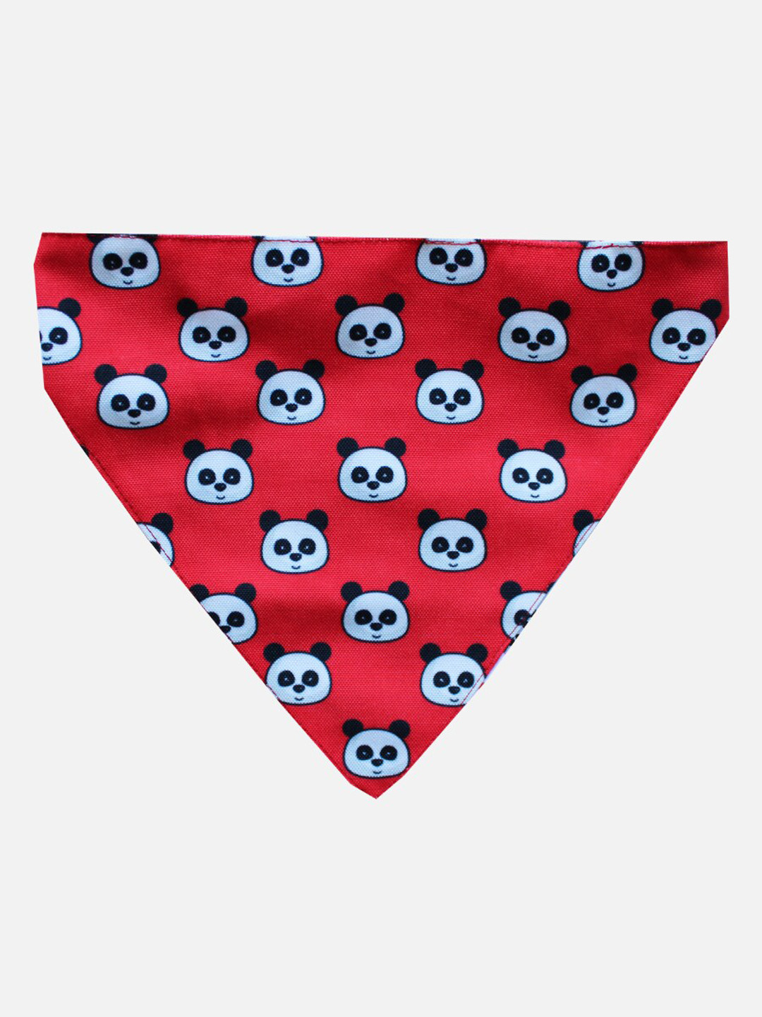 LANA PAWS Red & Blue Panda Love Printed Dog Bandana Scarf