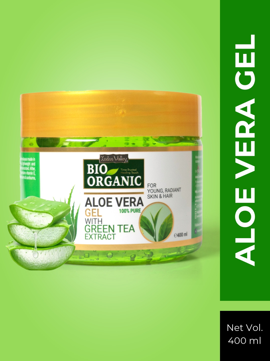 Indus Valley Bio Organic AloeVera Gel 400 ml