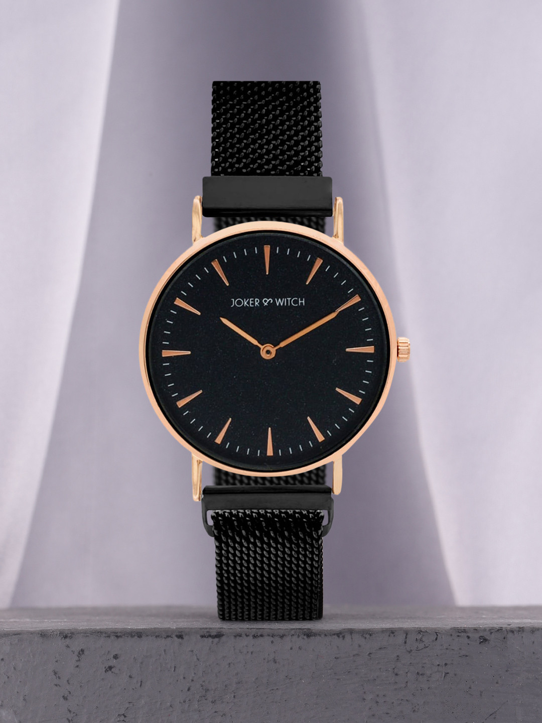 JOKER & WITCH Women Black Analogue Watch AMWW389