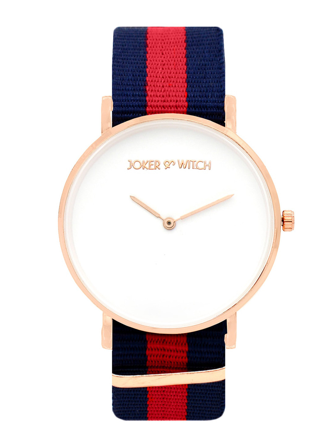 JOKER & WITCH Unisex White & Red Analogue Watch AMWW291