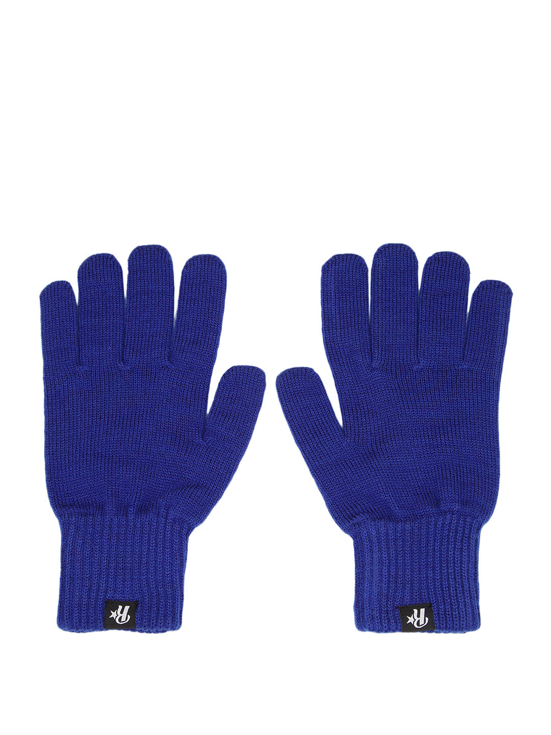 Roadster Men Blue Acrylic Hand Gloves