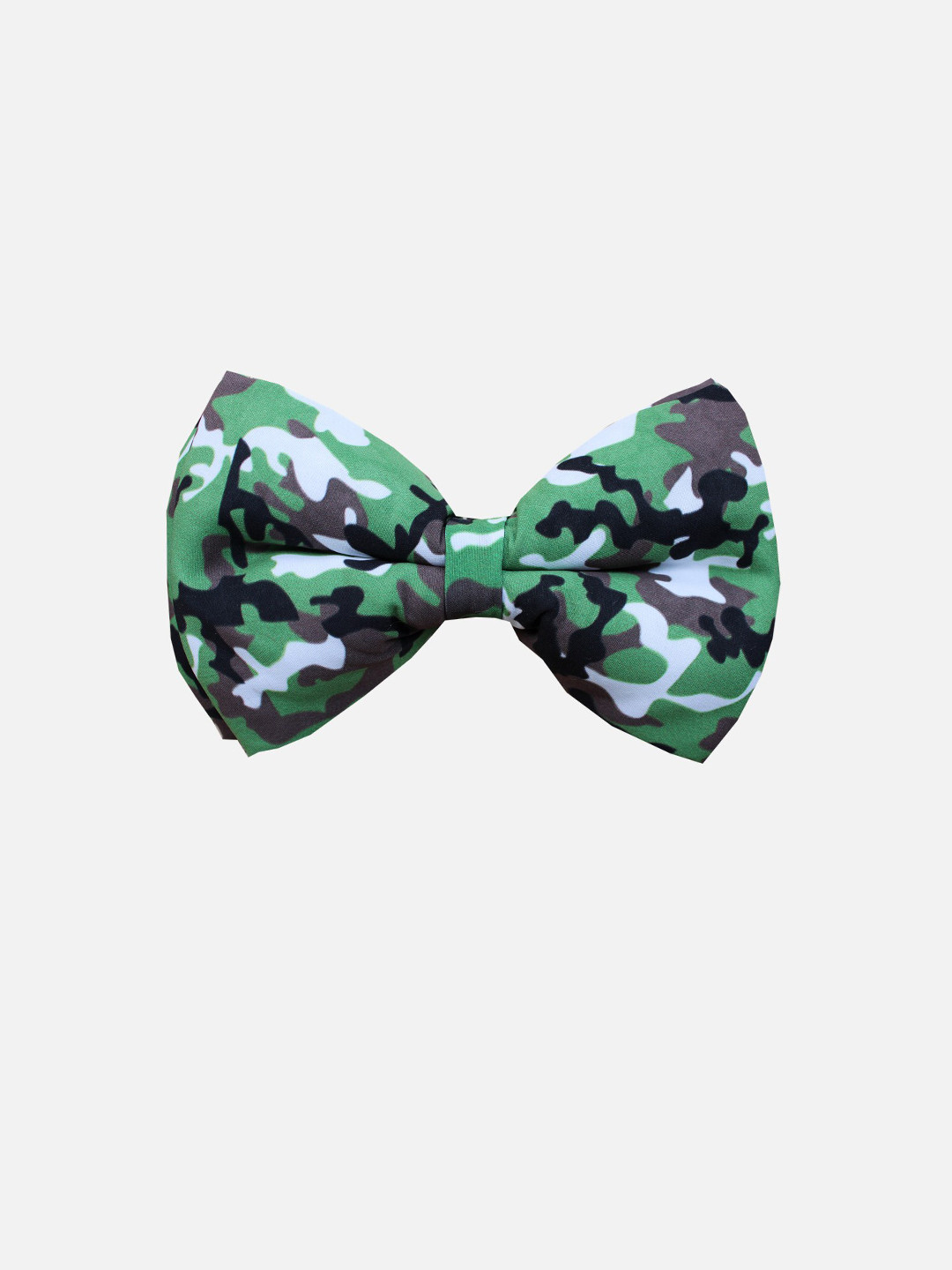 LANA PAWS Green & White Camouflage Dog Bow Tie