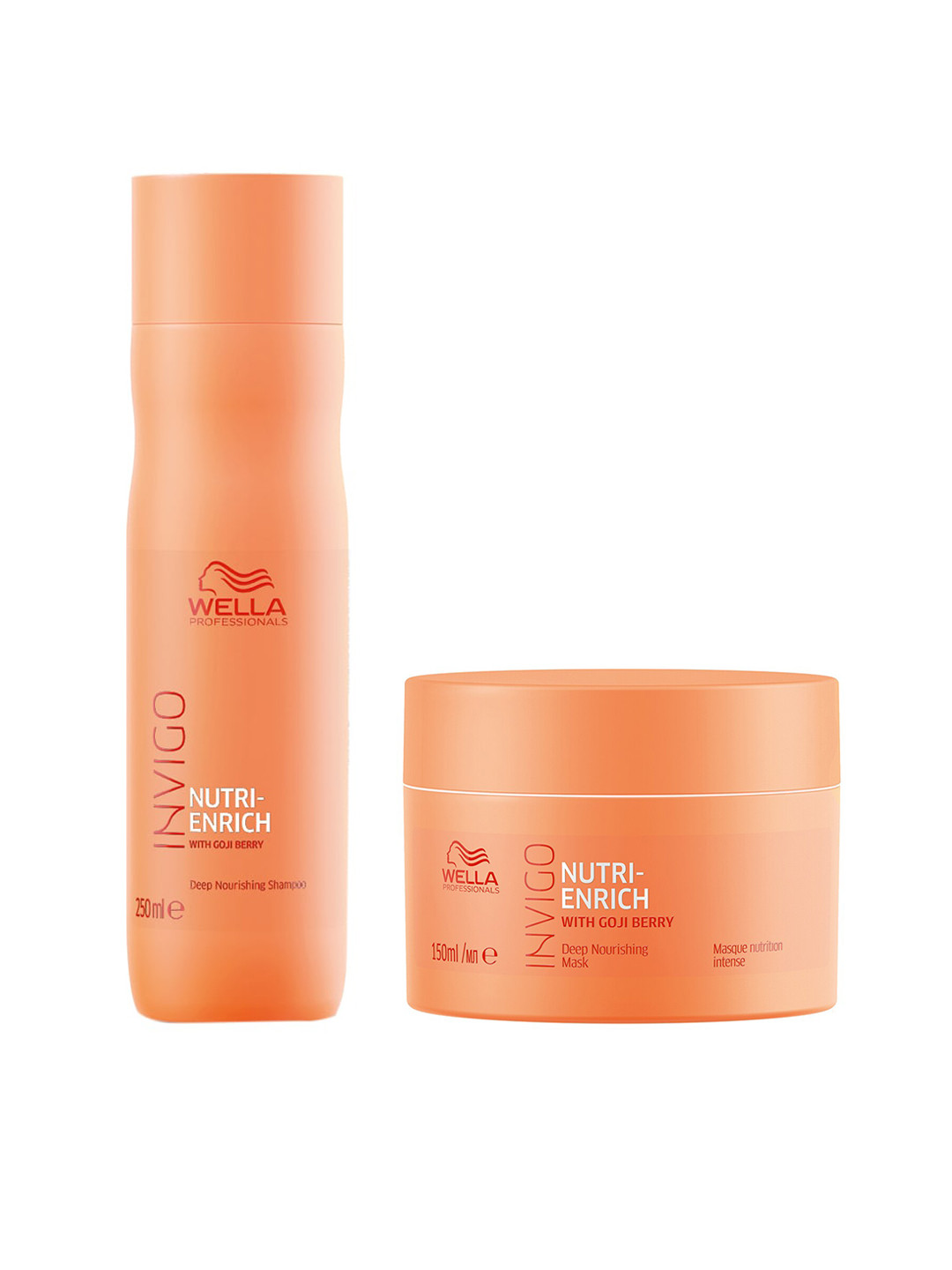 WELLA PROFESSIONALS Set Of Invigo Nutri-Enrich Deep Nourishing Mask And Shampoo
