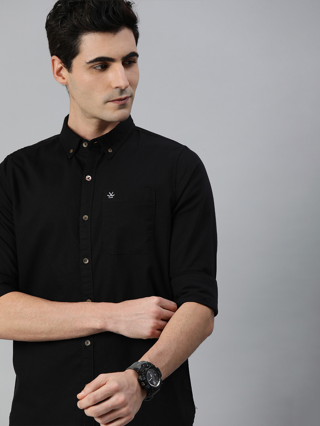wrogn black shirt