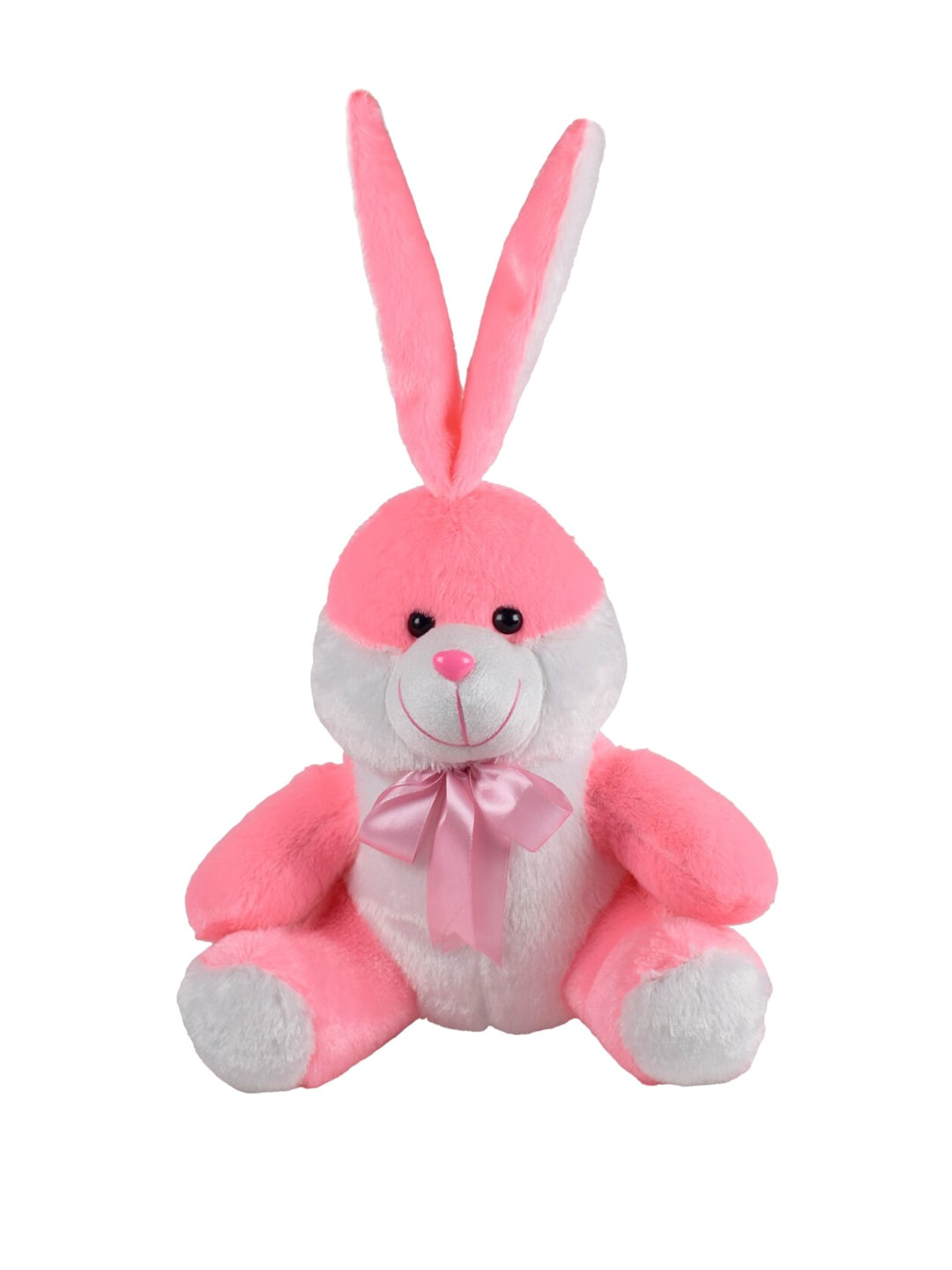 Ultra Kids Pink & White Sitting Bunny Soft Toy