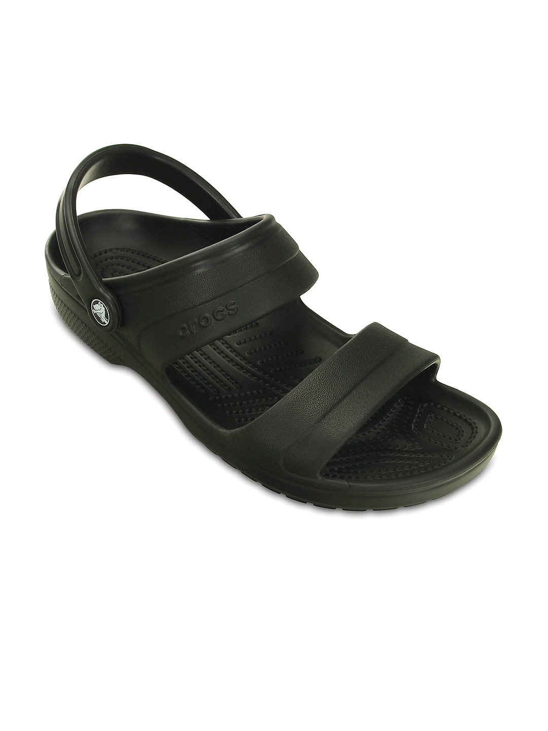 crocs men black sandals