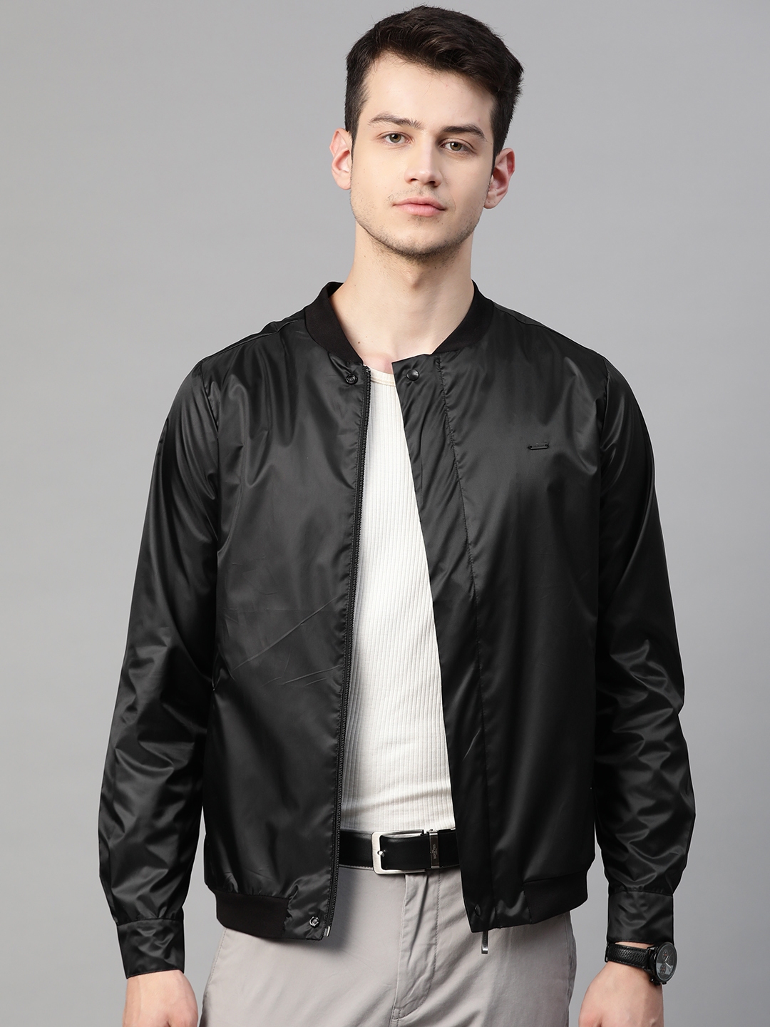 Buy Van Heusen Men Black Solid Tailored Jacket Jackets for Men 12438024 Myntra