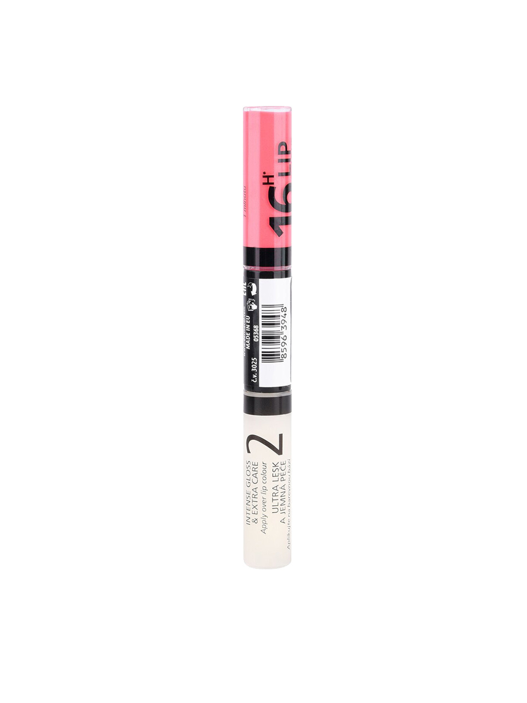 Dermacol Pink 3025 16H Longlasting Lip Colour & Intense Care & Extra Lip Gloss 3 ml 4.1 ml