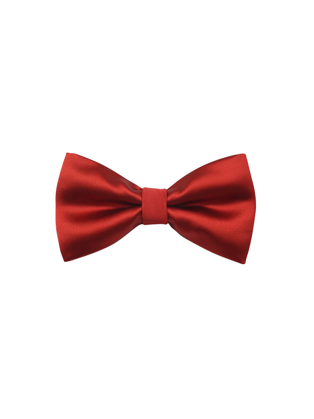 The Tie Hub Red Solid Bow Tie