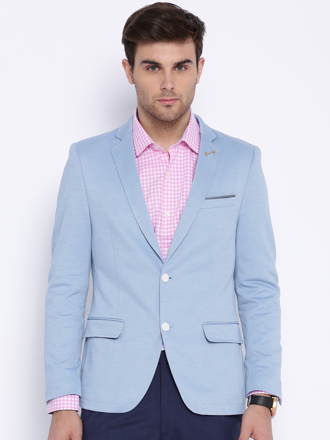 Buy Arrow New York Blue Zero Calorie Fit Blazer Blazers for Men