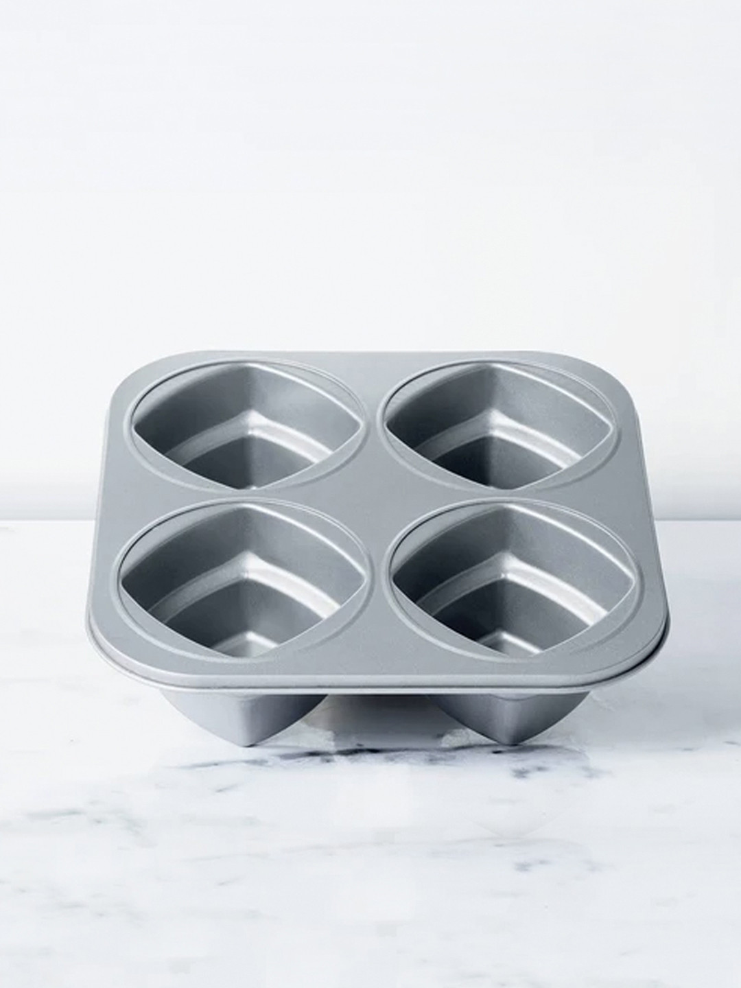 MEYER Grey Bakemaster 4 Cup 2-Tier Square Cake Pan