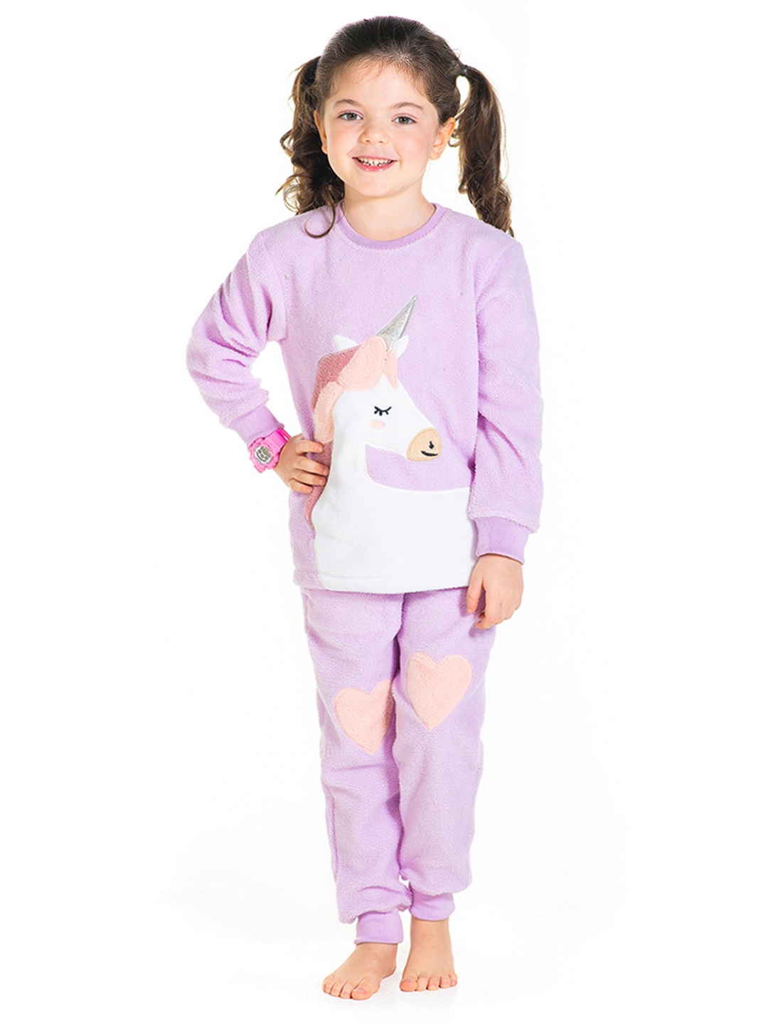 Fleece night suit kids top
