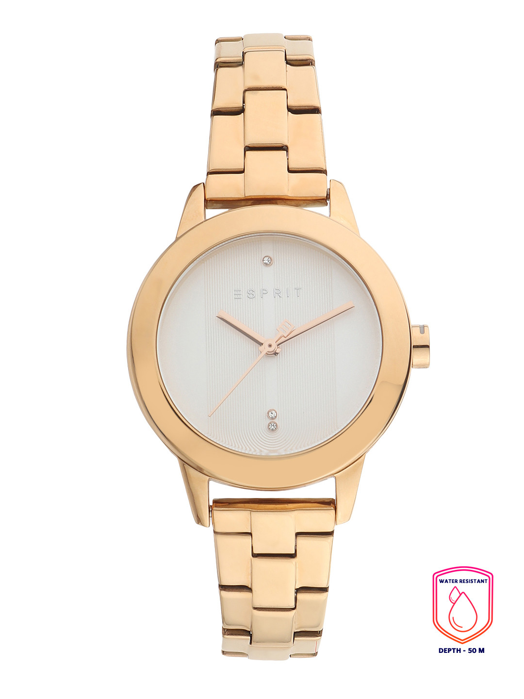 ESPRIT Women Off-White Solid Analogue Watch ES1L105M0295