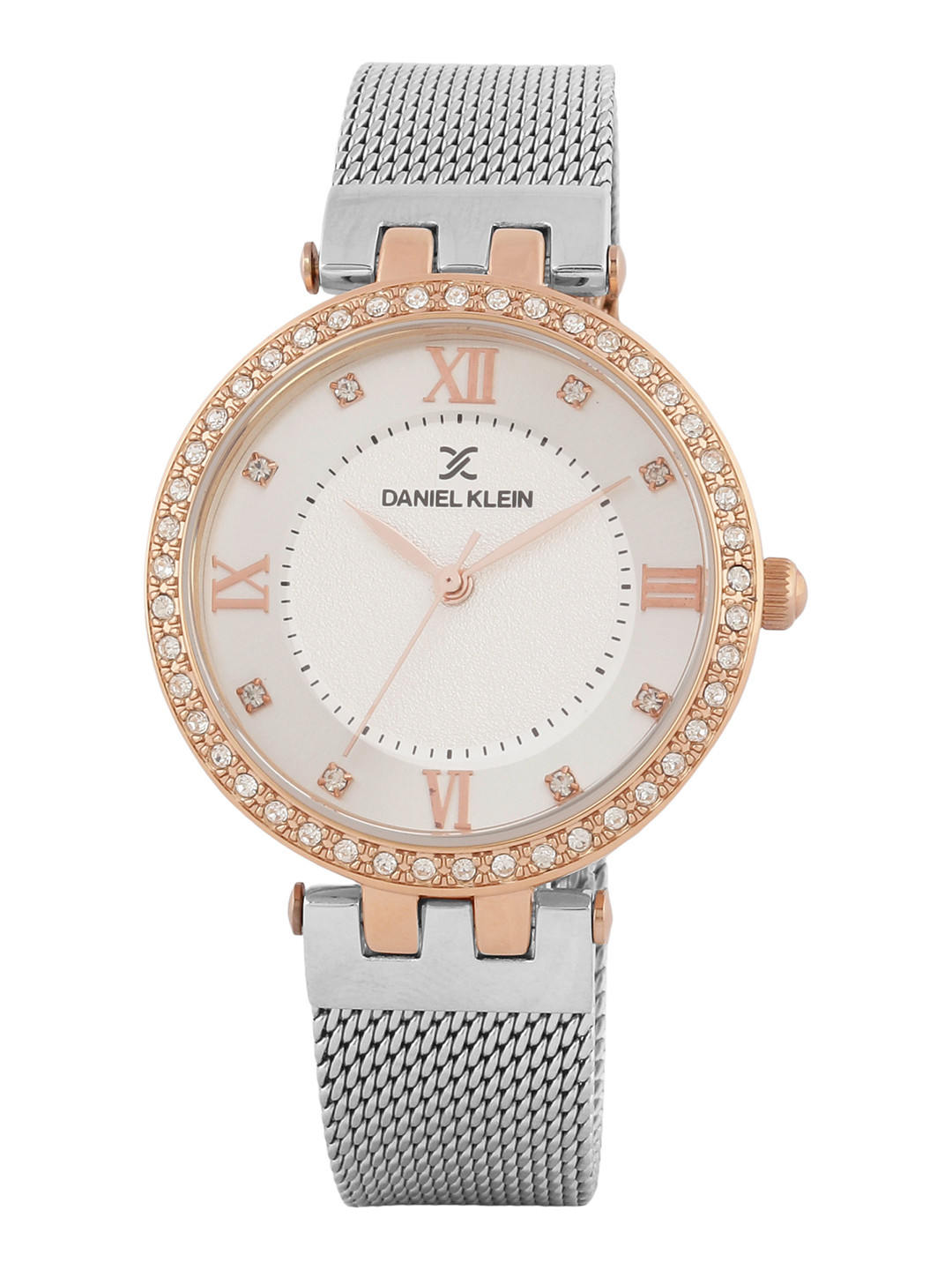 Daniel Klein Premium Women Silver-Toned Analogue Watch DK.1.12400-4